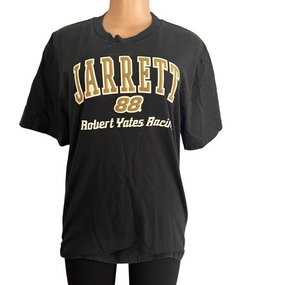 3/$30 🍂 Chase Authentics Dale Jarrett No. 88 Black Short Sleeve Shirt - Picture 1 of 8